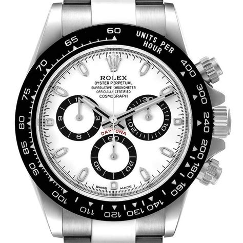 rolex daytona weiss keramik|Rolex daytona stahl.